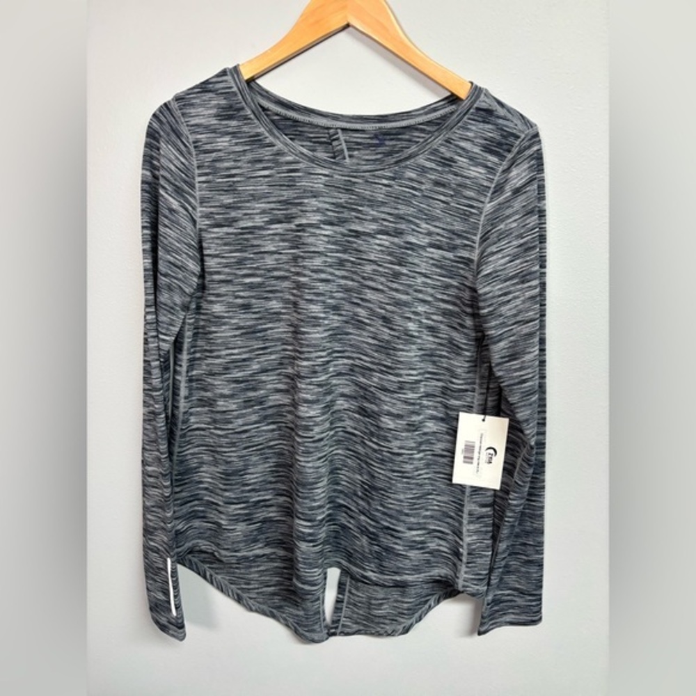 ZYIA Charcoal Long Sleeve Women's Top